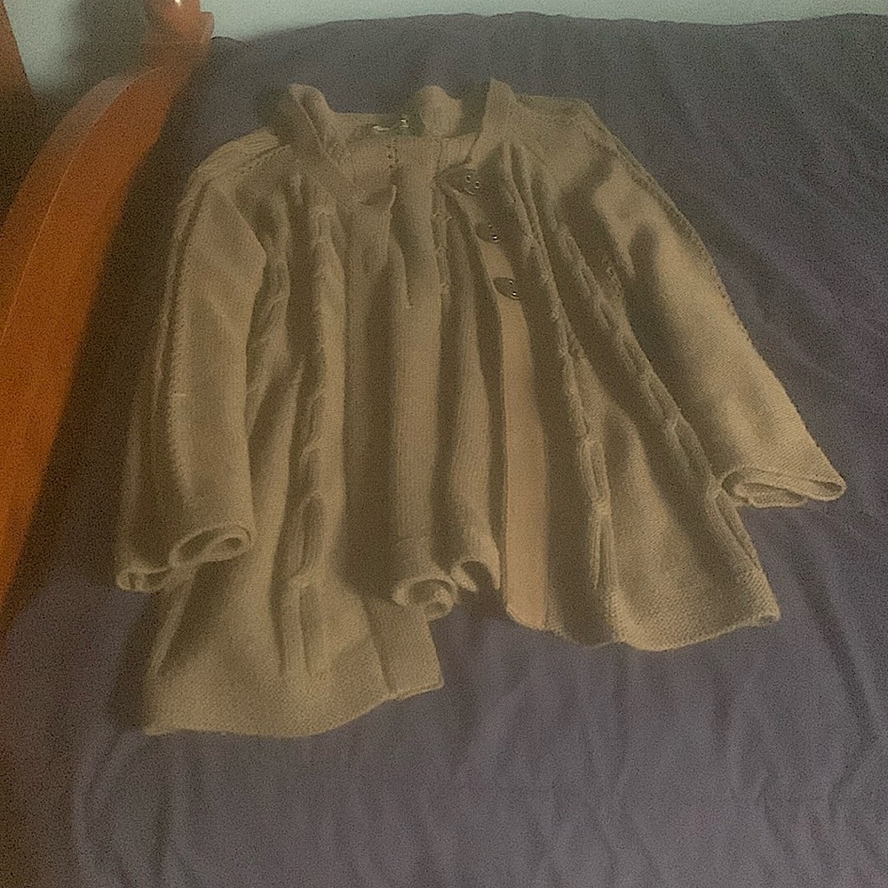Brown cardigan